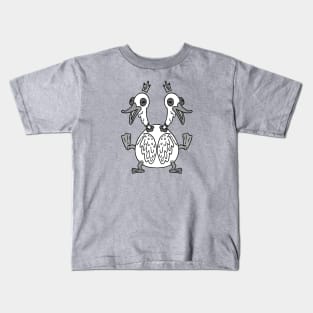 A Cavalcade of Duck (version 4) Kids T-Shirt